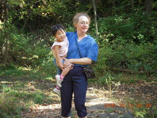 410 6nc. Norristown farm park - Betsy carrying Cecelia